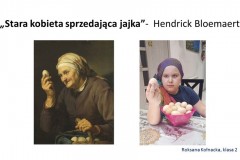 „Stara kobieta sprzedająca jajka”-  Hendrick Bloemaert