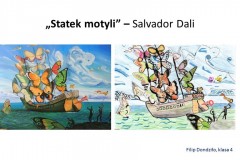 „Statek motyli” – Salvador Dali