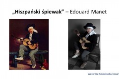 „Hiszpański śpiewak” – Edouard Manet