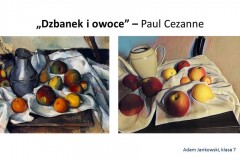 „Dzbanek i owoce” – Paul Cezanne