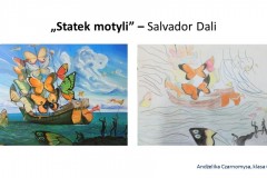 „Statek motyli” – Salvador Dali